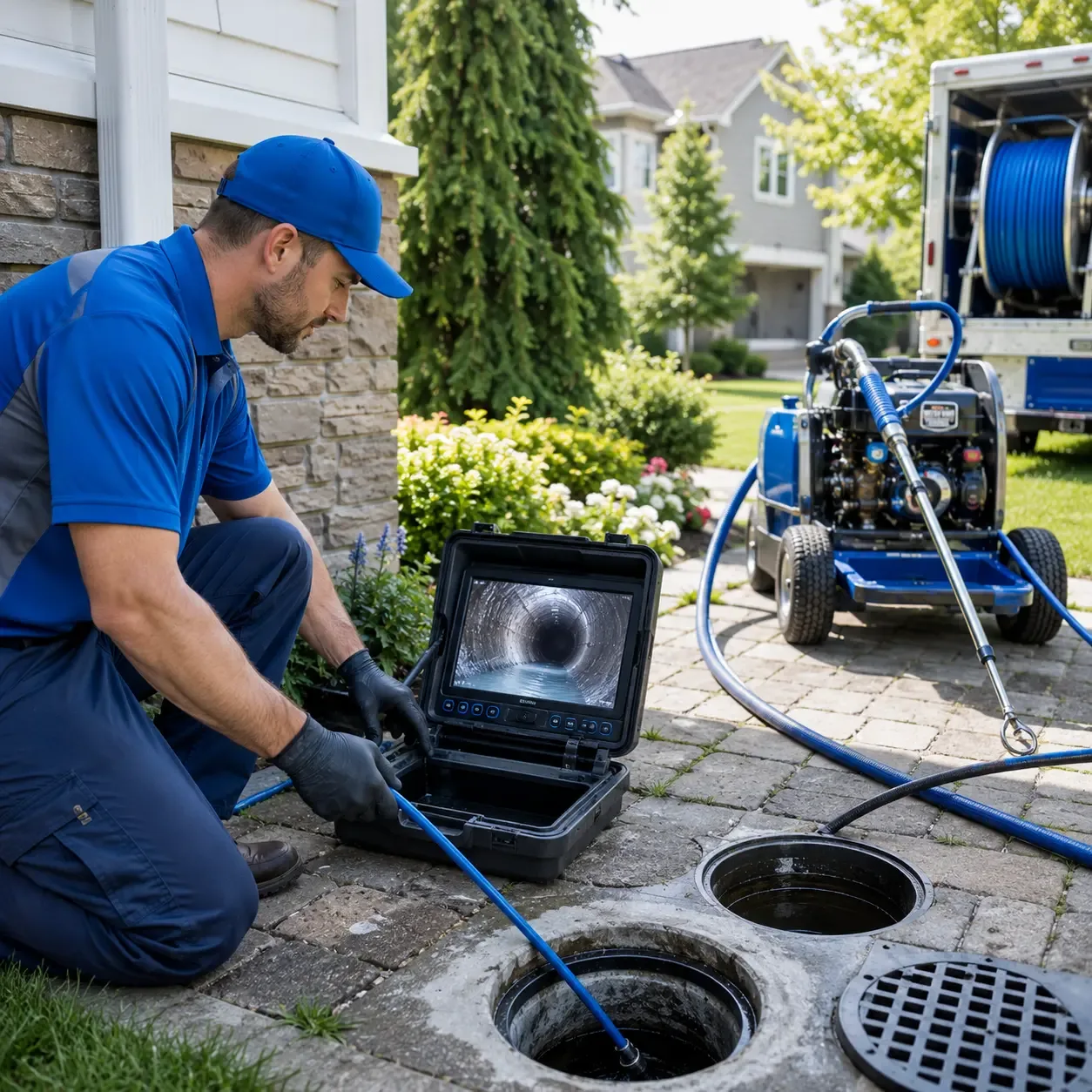 Outdoor drain cleaning professionals serving Luxor, PA